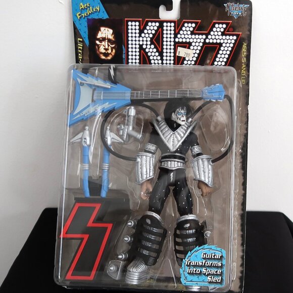 McFarlane Toys Kiss Ace Frehley Guitar Transforms into Space Sled Action Figure - Picture 9 of 9